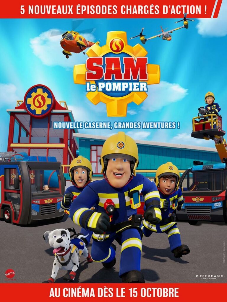 SAM LE POMPIER NOUVELLE CASERNE GRANDES AVENTURES